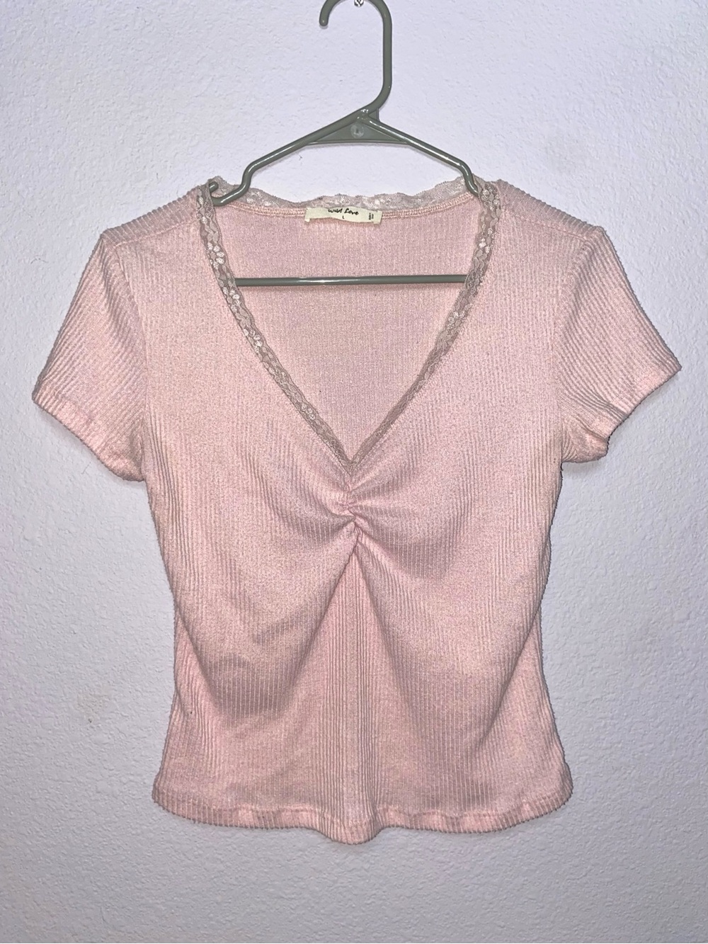 Wild Love pink baby tee